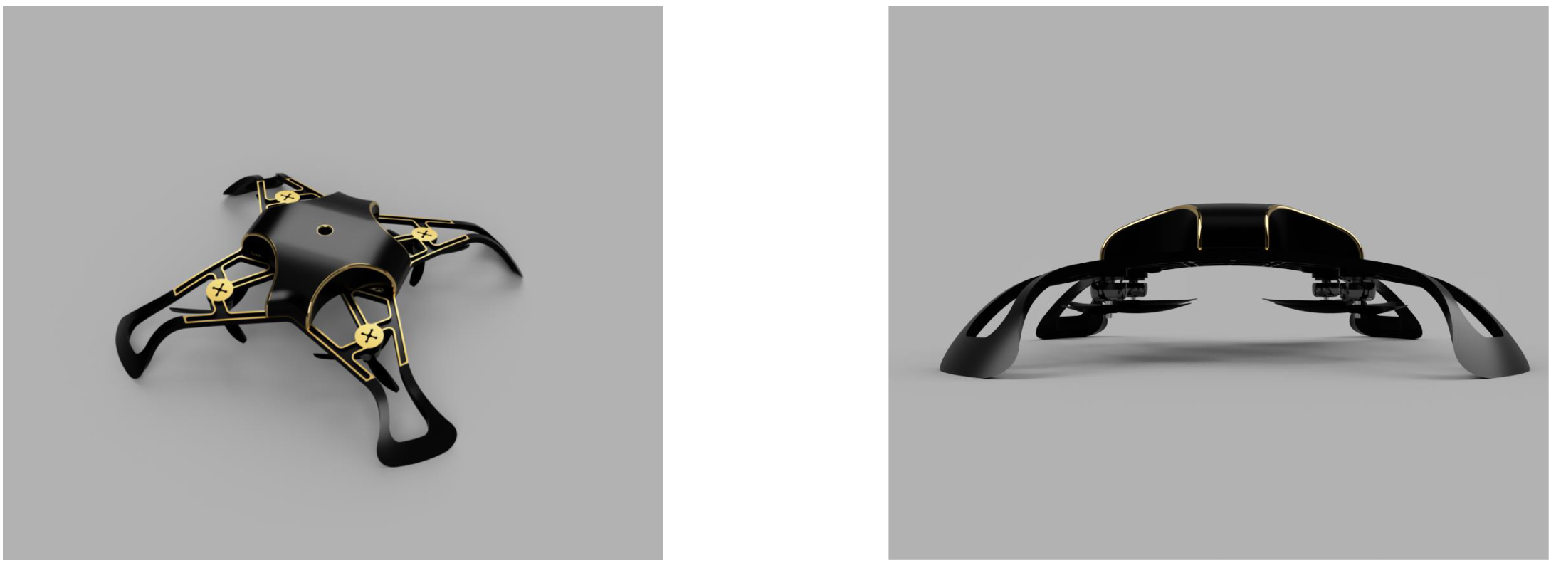 3D model of the sanitization drone