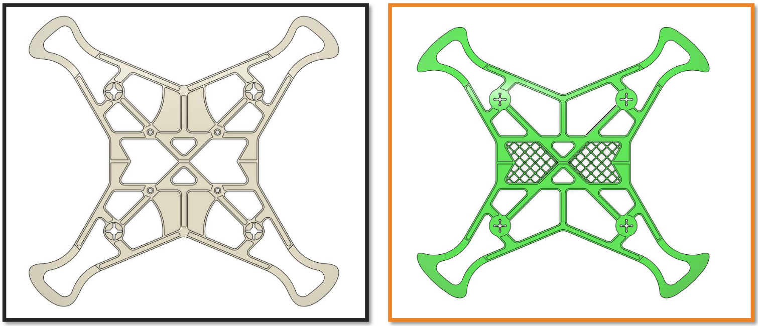 Stress analysis simulation results